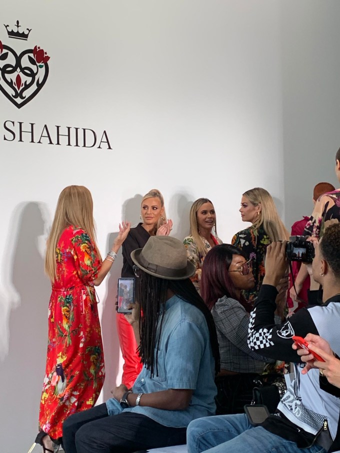 ‘RHOBH’ cast members at Kyle Richards and Shahida Clayton’s NYFW show