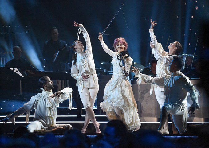Lindsey Stirling Performing At The Ninth Annual CMA Country Christmas