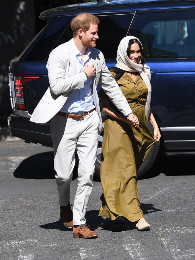 Meghan Markle & Prince Harry visiting Auwal Mosque in Bo-Kaap in Cape Town