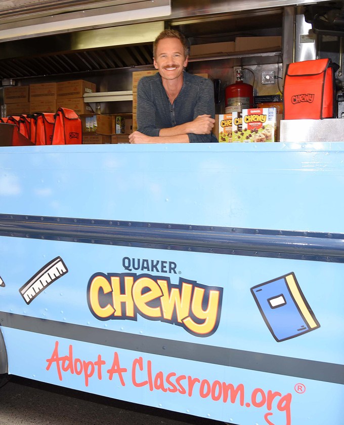 Neil Patrick Harris Spotted at the Quaker Chewy Food Truck