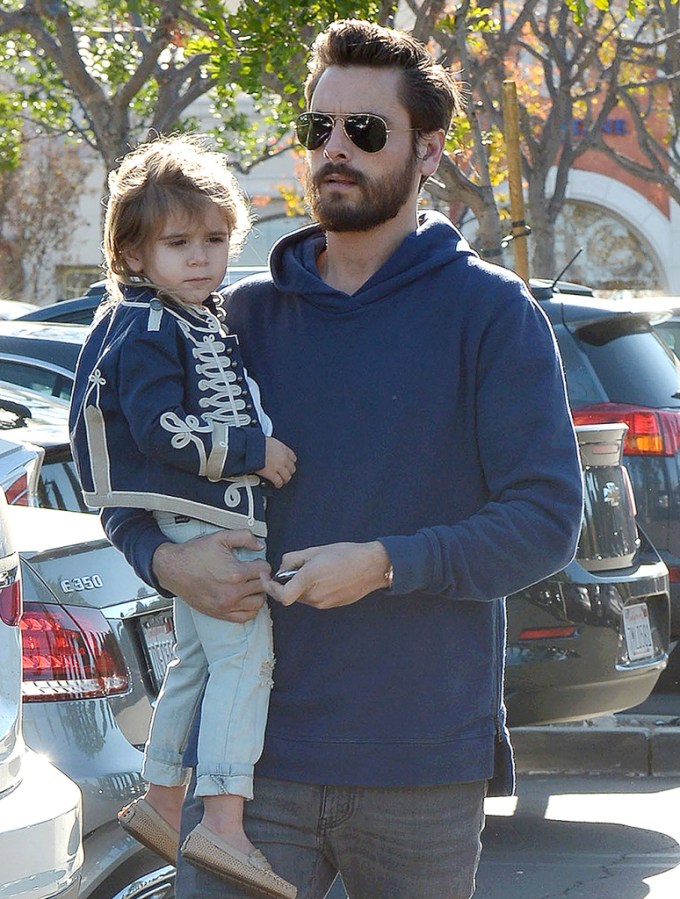 Scott & Penelope Disick Out & About