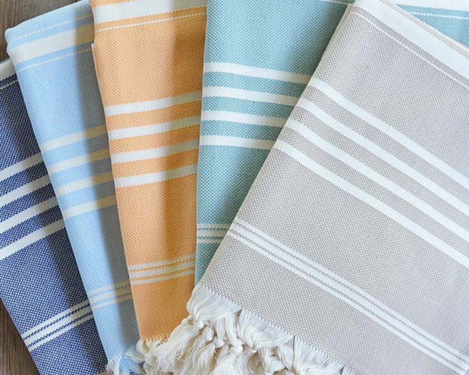 Turkish-T The Natural Towels, $44 each, turkish-t.com