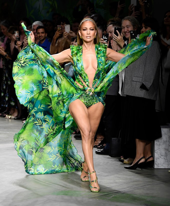Jennifer Lopez In Jungle-Print