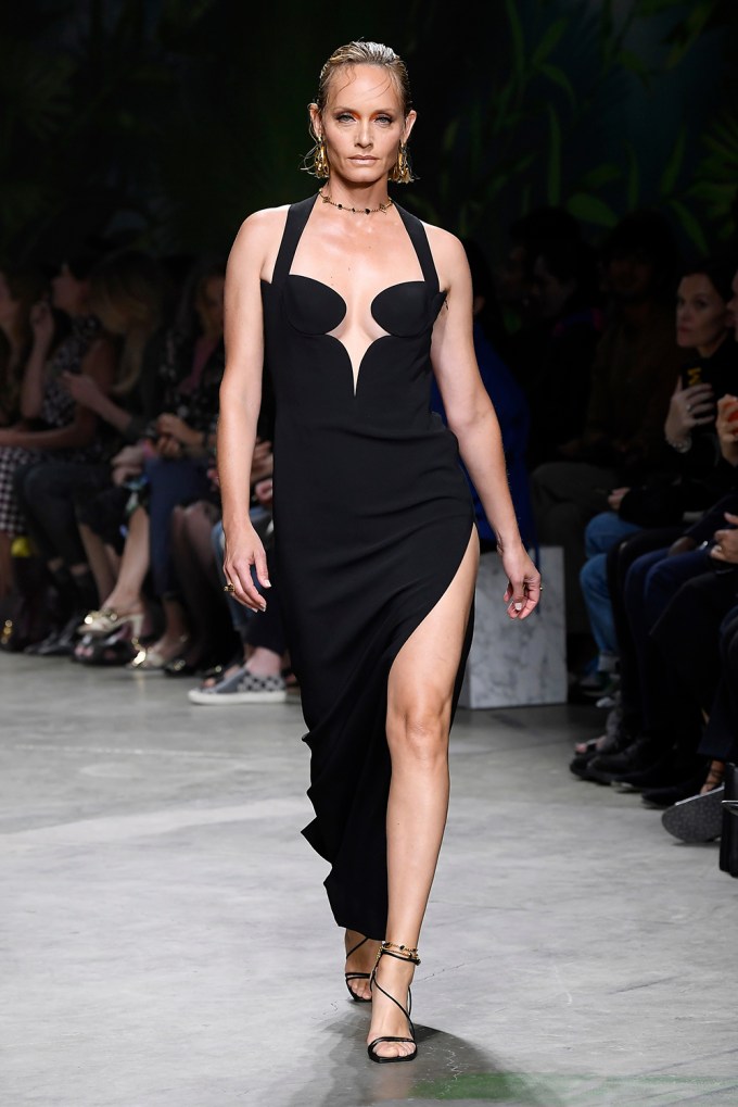 Amber Valletta Stuns In A Black Gown