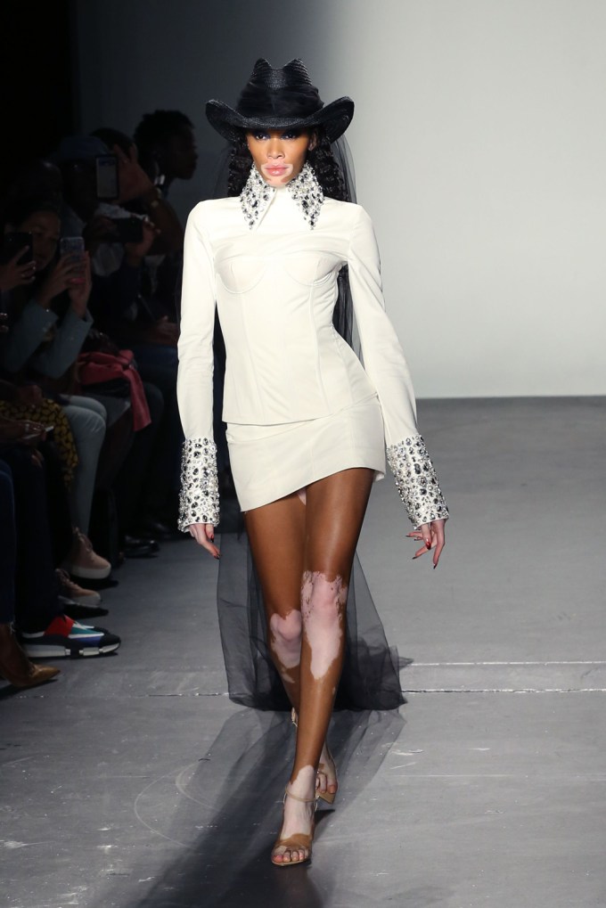 Winnie Harlow At The Laquan Smith Show