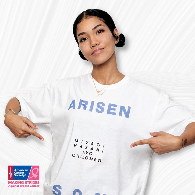 Jhene Aiko Supports Breast Cancer Awareness Month