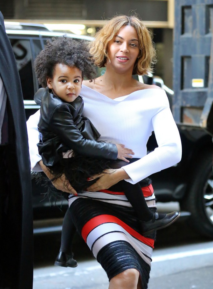 Beyonce & Blue Ivy In NYC
