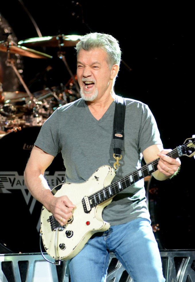 Eddie Van Halen on stage