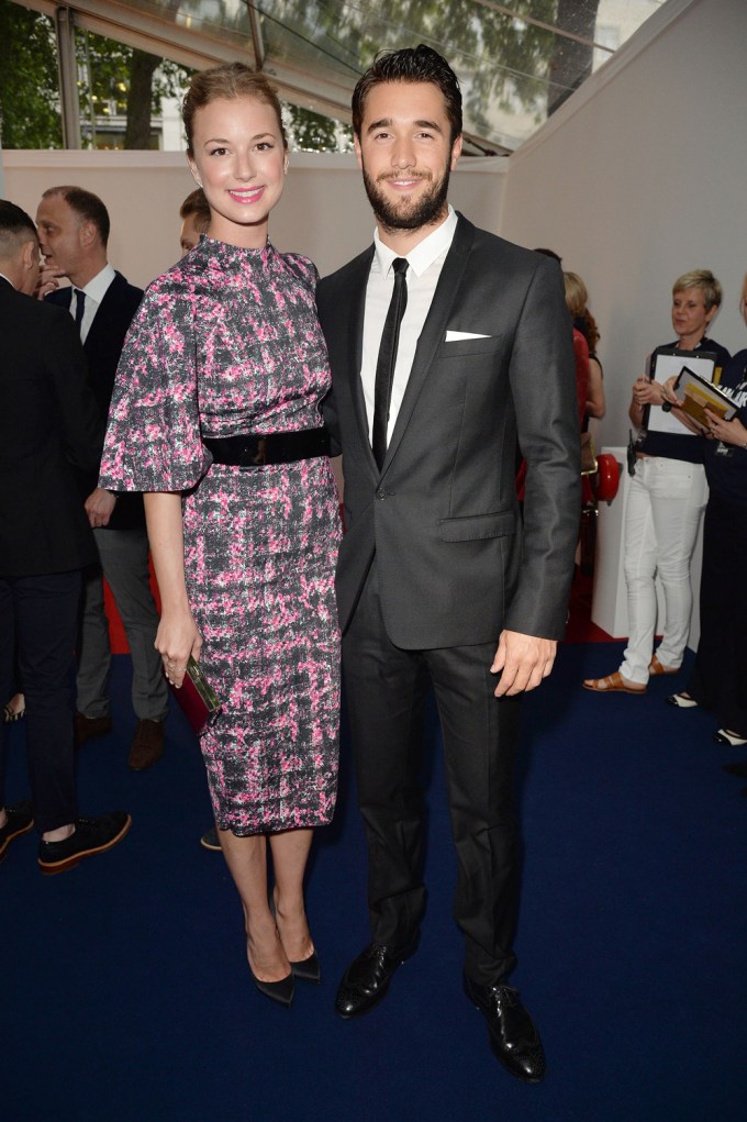 Emily VanCamp and Josh Bowman at the Glamour Awards