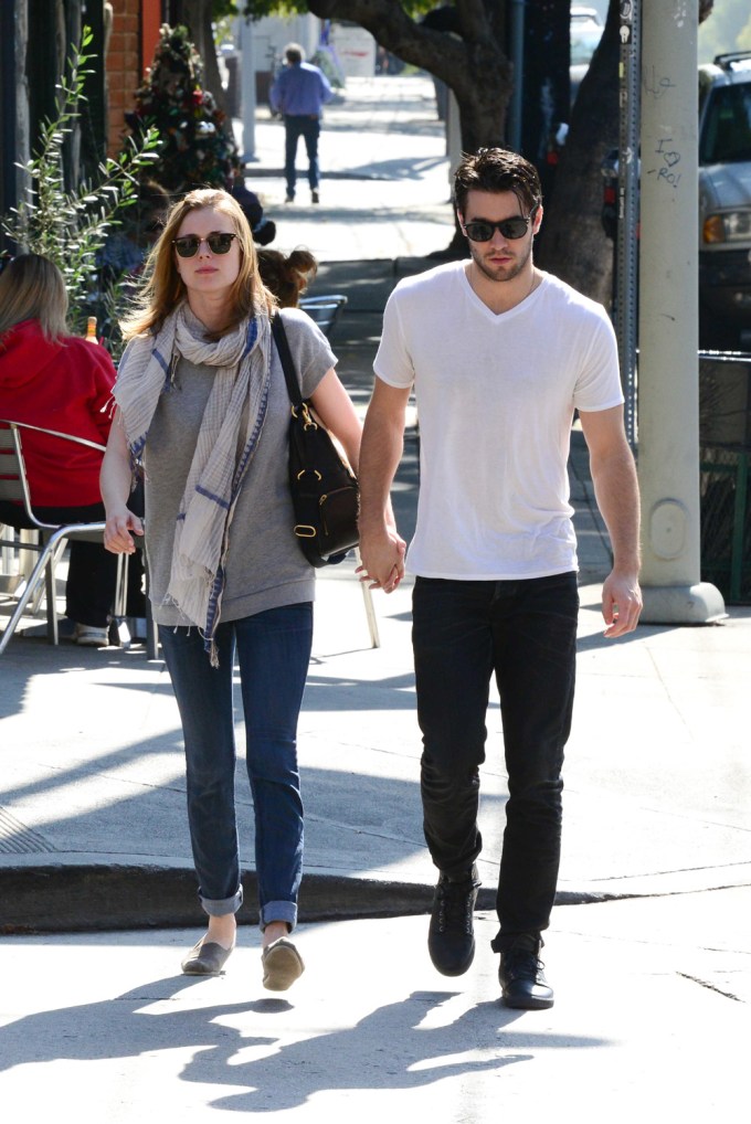 Emily VanCamp and Josh Bowman Out & About