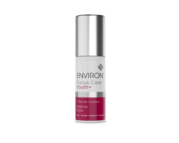 Environ Focus Care Youth+ Tri Peptide Complex Avance Elixir, $126, Available at doctor’s offices, medical spas & wellness centers