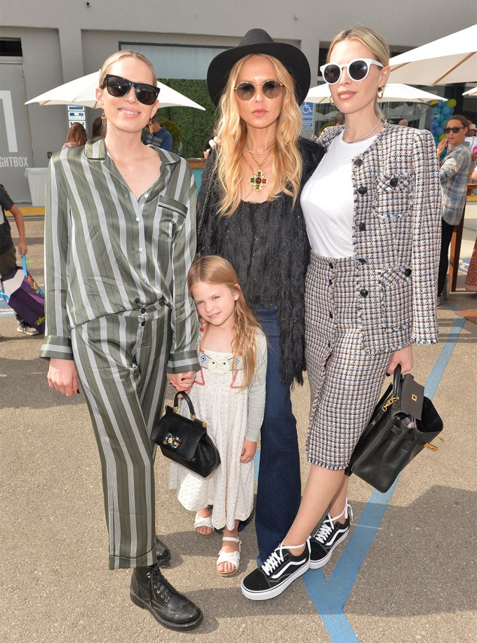 Erin Foster, Rachel Zoe, Sara Foster, and guest attend the Elizabeth Glaser Pediatric AIDS Foundation’s 30th Annual