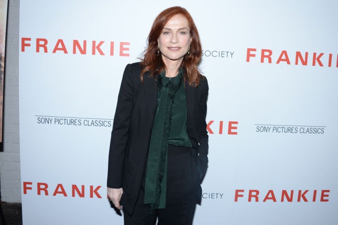 Isabelle Huppert At The Premiere Of ‘Frankie’