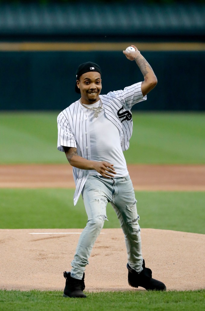 G Herbo At Chicago White Sox Game