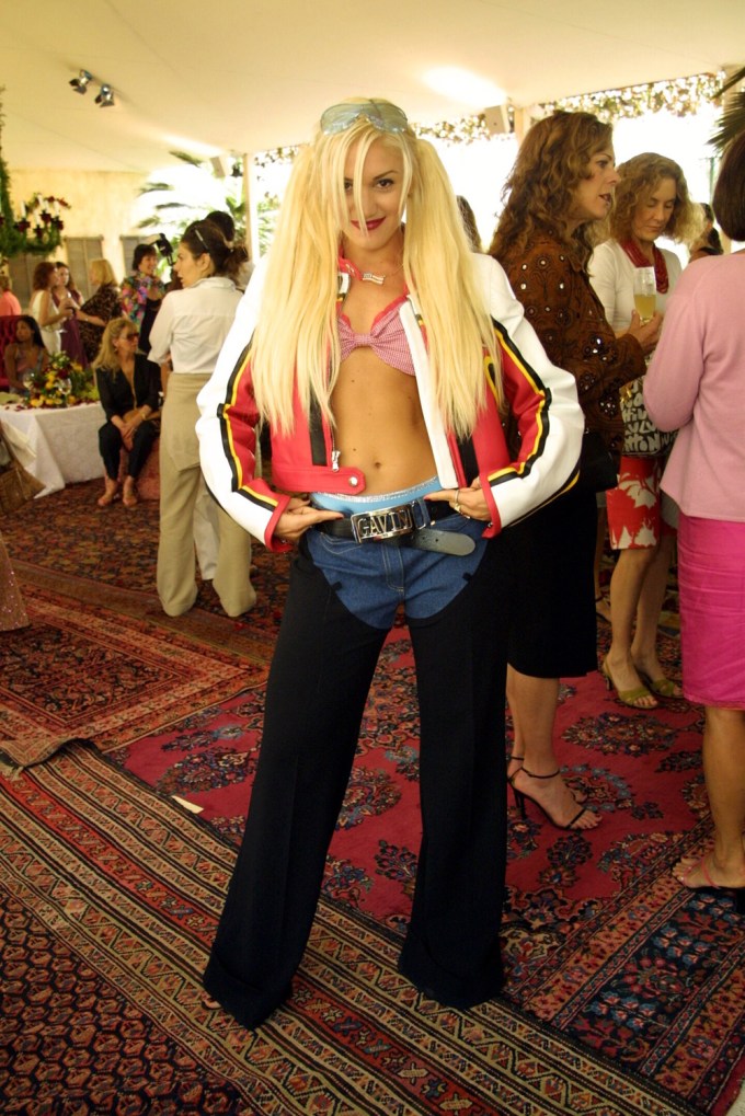Gwen Stefani in chaps at the Benefit Luncheon for the Children’s Action Network