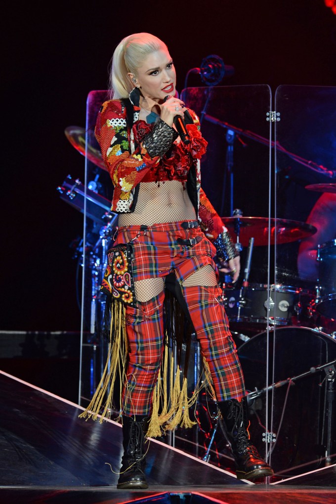 Gwen Stefani in concert at the Perfect Vodka Amphitheatre in West Palm Beach, Florida