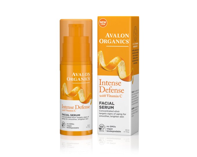 Avalon Organics Intense Defense with Vitamin C Facial Serum, $28.96, Amazon