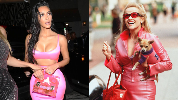 Kim Kardashian's Legally Blonde Halloween Costume Featured The Tiffany &  Co. Necklace That Defined Elle Woods's Signature Look