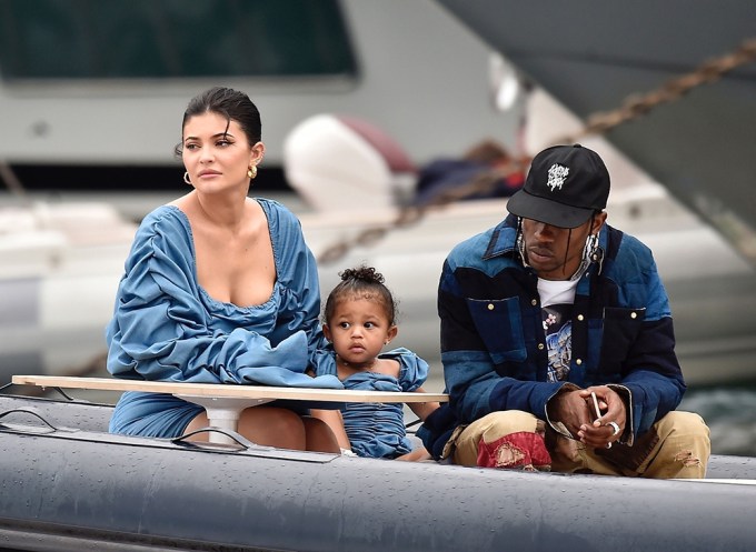 The Family Of Three Takes A Boat Ride Amid Kylie Jenner’s 22nd Birthday Trip