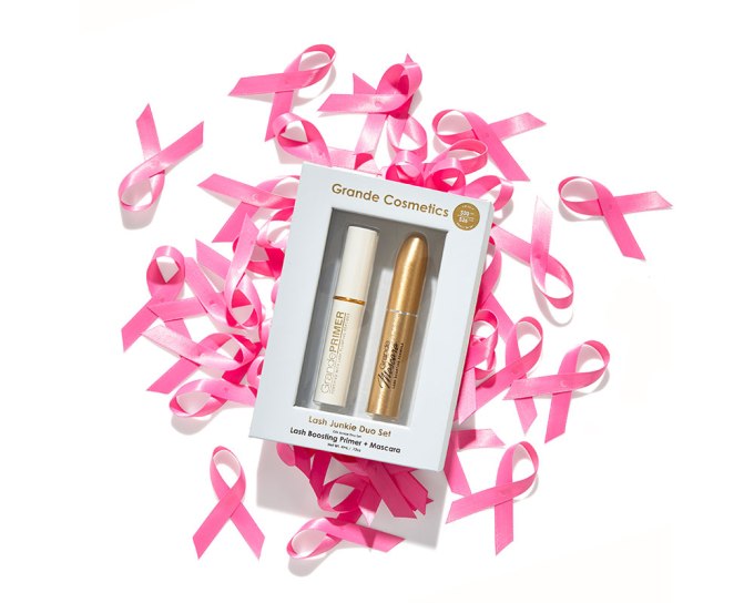 Grande Cosmetics Breast Cancer Awareness Lash Junkie Duo Set, $20, grandecosmetics.com