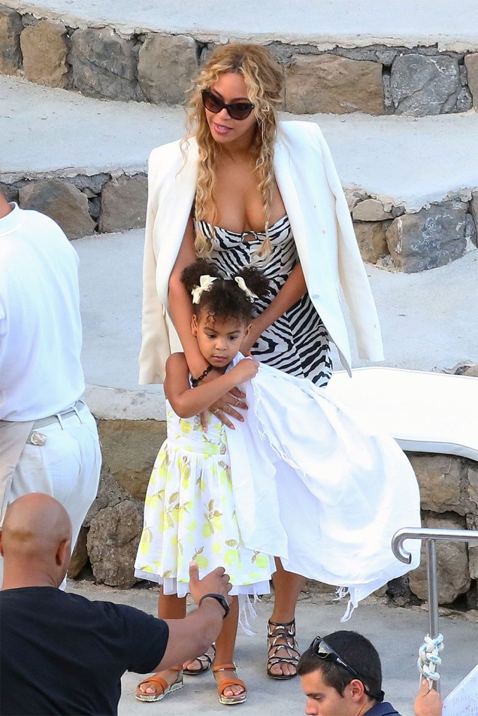 Beyonce & Blue Ivy In Italy