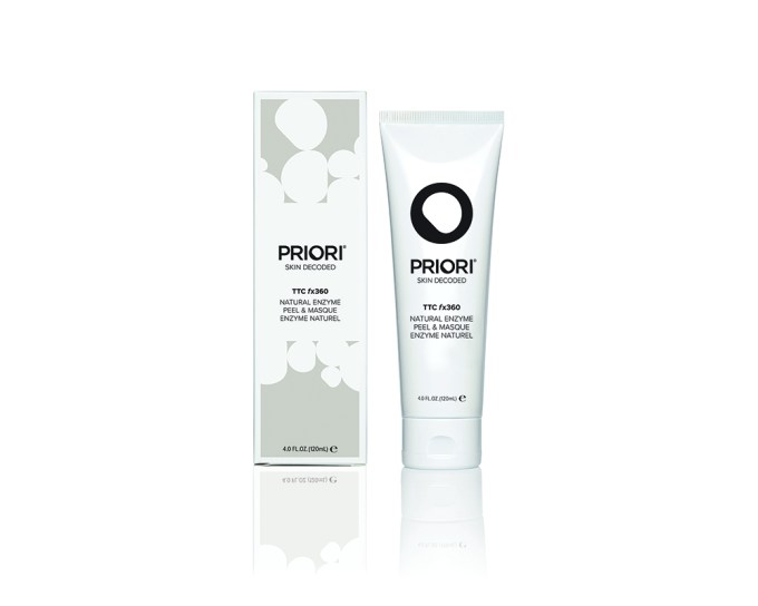 PRIORI Skincare TTC fx360 Natural Enzyme Peel & Mask, $75, prioriskincare.com