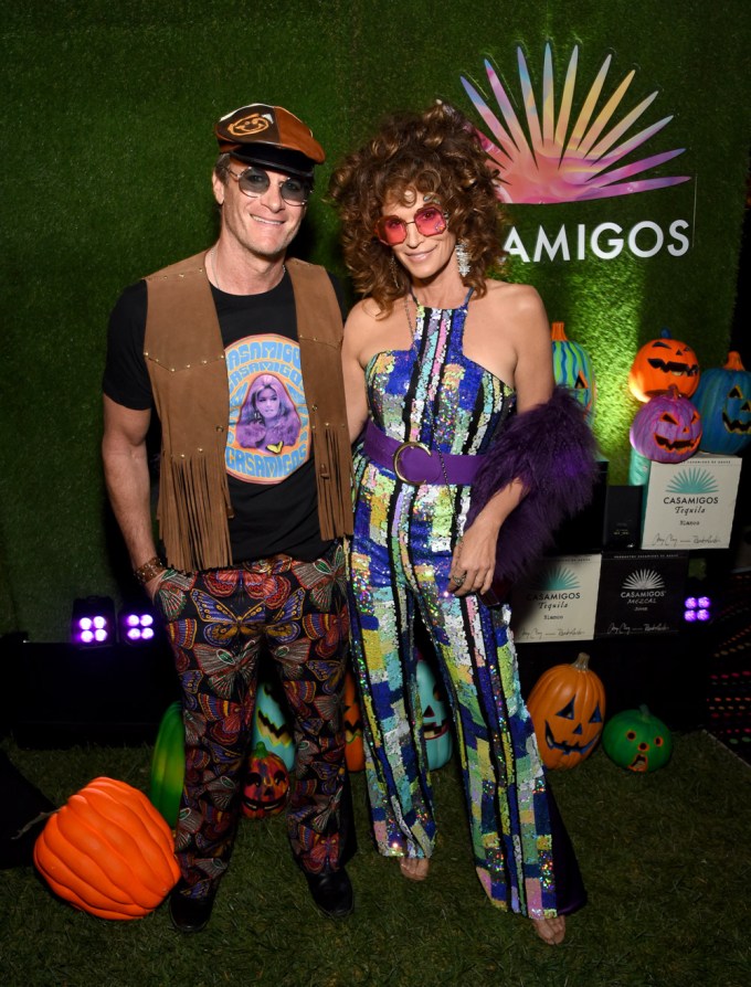 Rande Gerber and Cindy Crawford at the 2019 Casamigos Halloween Party
