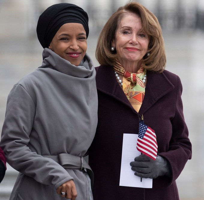 Ilhan Omar & Nancy Pelosi At ‘For the People Act’ Press Conference