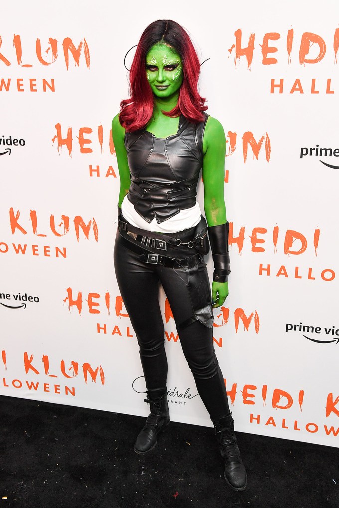 Taylor Hill arrives as Gamora