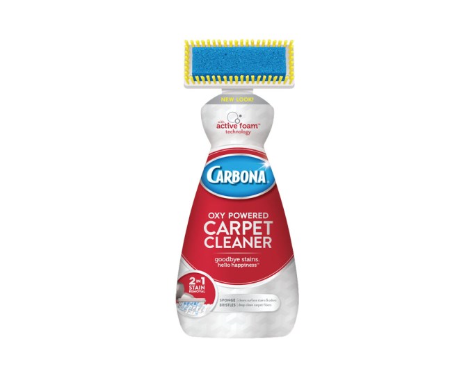Carbona Oxy-Powered Carpet Cleaner, $6.29, carbona.com