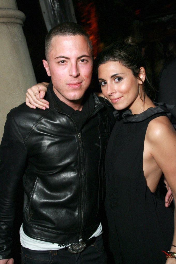 Harry Morton & Jamie-Lynn Sigler cozy up at a Chateau Marmont party