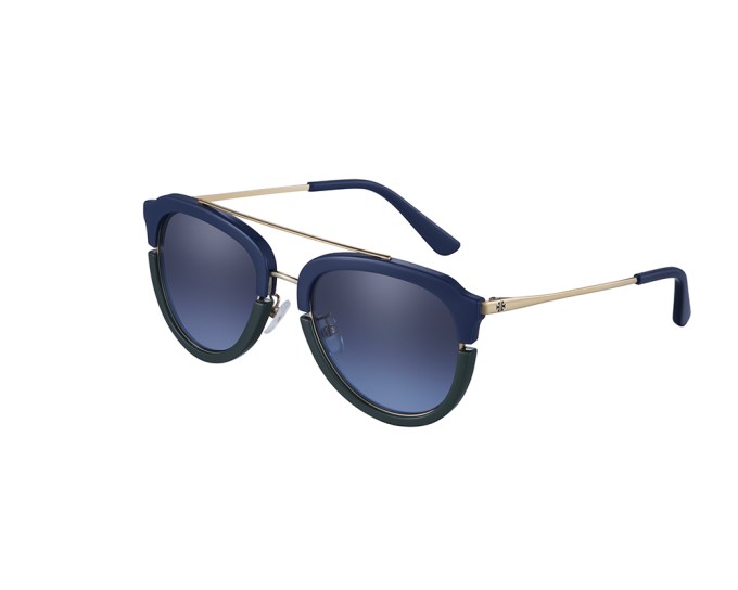 Tory Burch Split-Frame Sunglasses, $180, toryburch.com