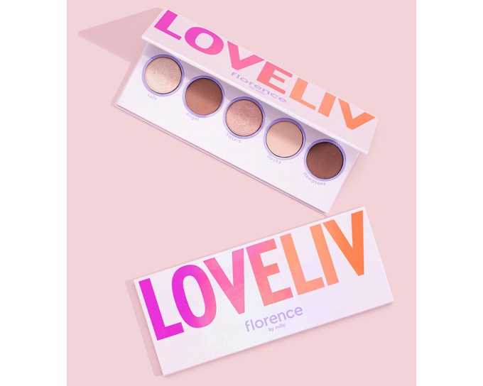 florence by mills Online Only Love Liv Eyeshadow Palette, $24, Ulta