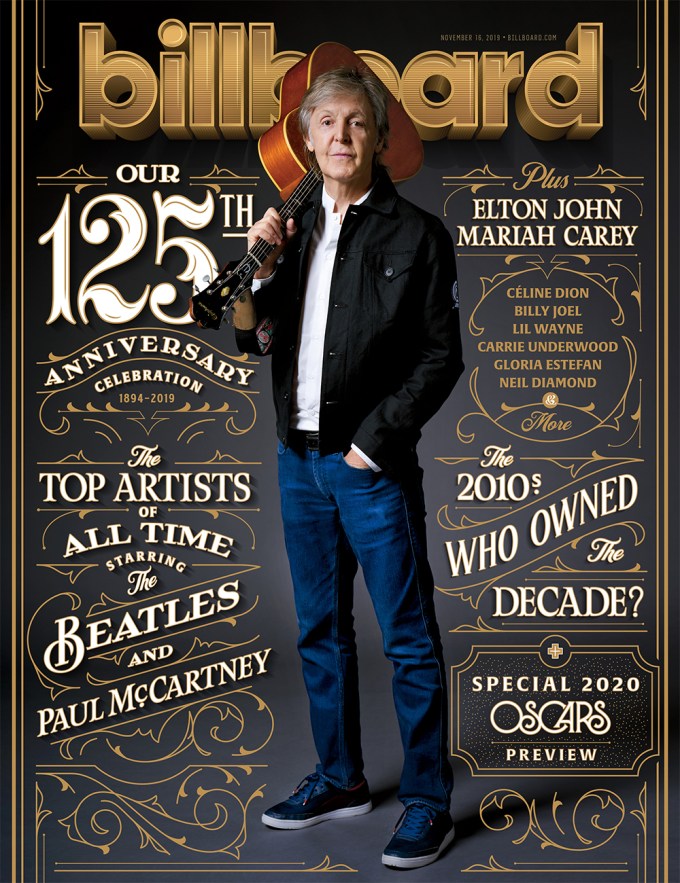 Paul McCartney Billboard cover