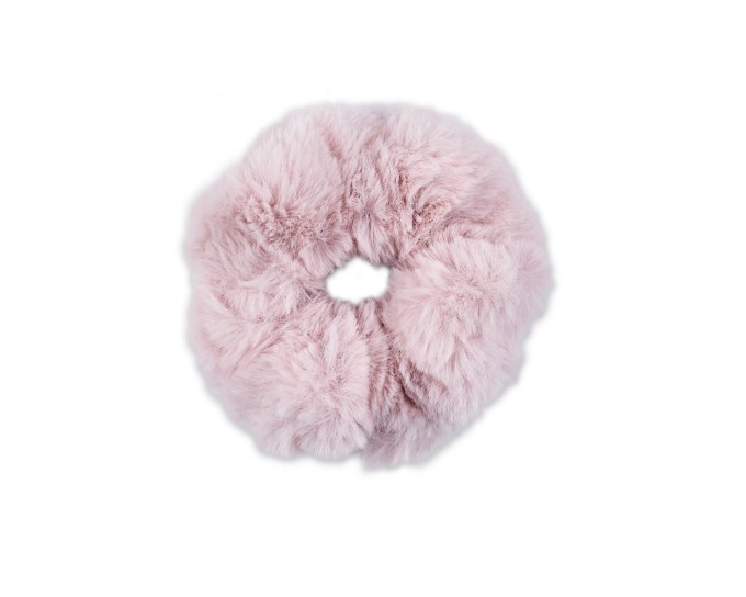 Scünci Blush Fur Elite Scrunchie, $5, Ulta