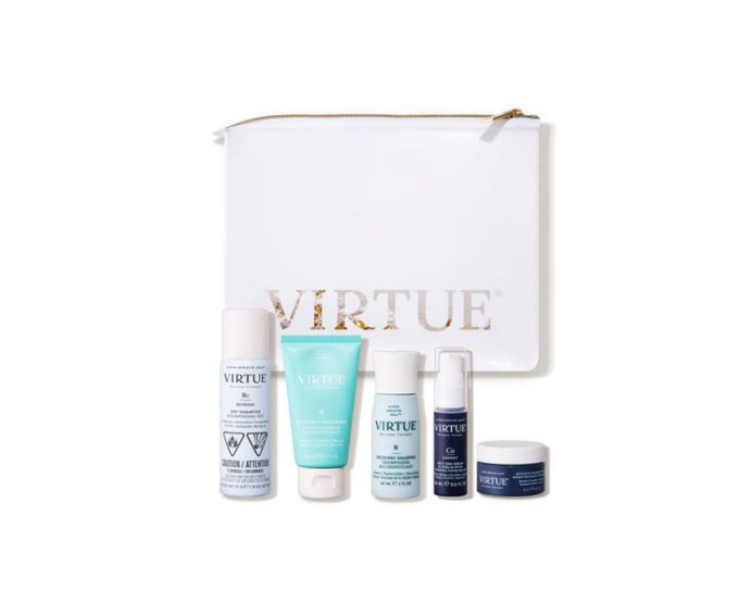 VIRTUE Dermstore Exclusive Travel Recovery Kit (6 piece), $59, dermstore.com