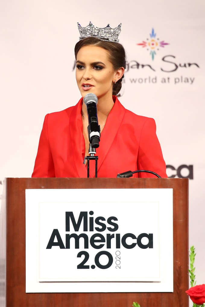 Camille Schrier Speaking At Miss America