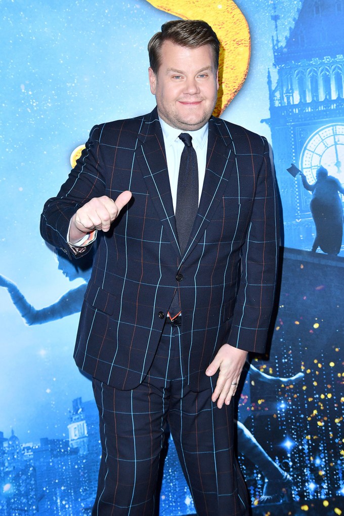 James Corden smiles at the ‘Cats’ film world premiere