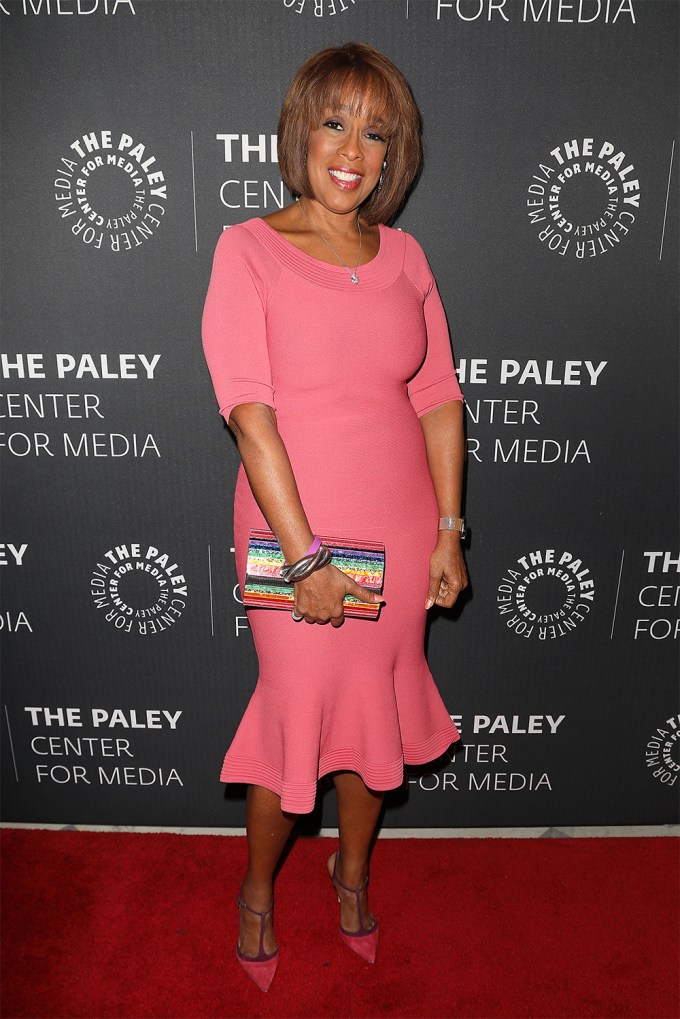 Gayle King Looks Pretty in Pink