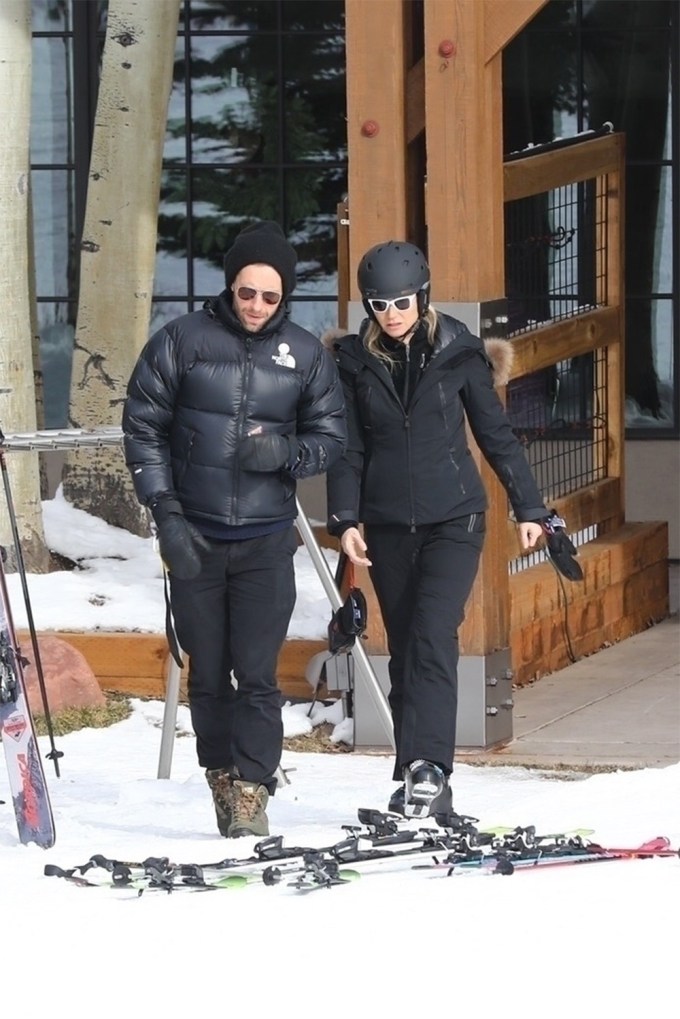 Gwyneth Paltrow and ex-husband Chris Martin go skiing in Aspen