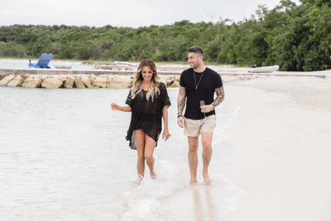 Country Music’s Newlyweds Michael Ray And Carly Pearce Honeymooning At The Spectacular Over-the-Water Bungalows At Sandals South Coast In Jamaica