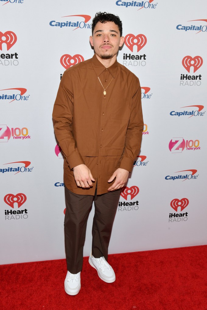 Anthony Ramos is in all-neutrals for the Jingle Ball