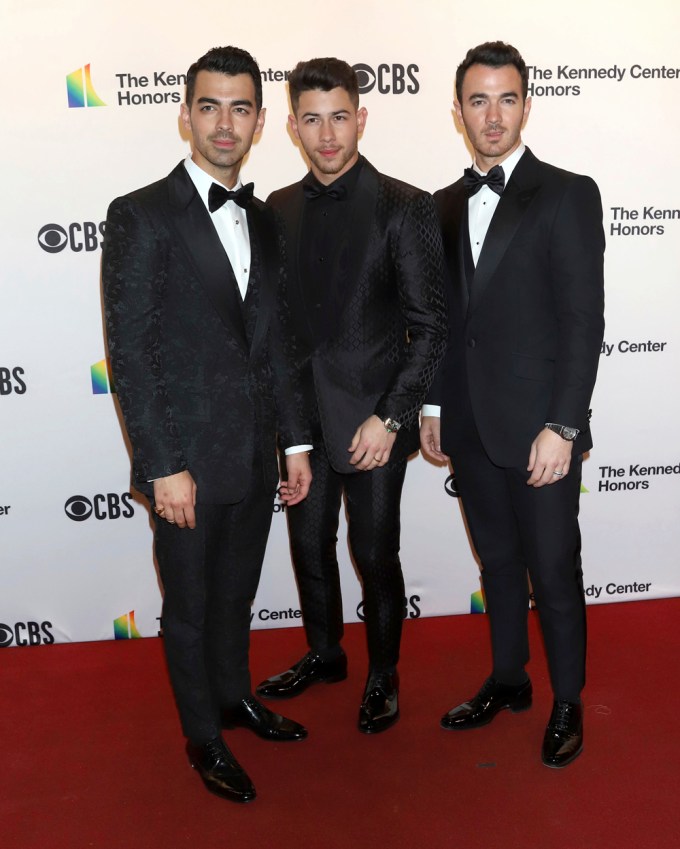 The Jonas Brothers attend the 2019 Kennedy Center Honors