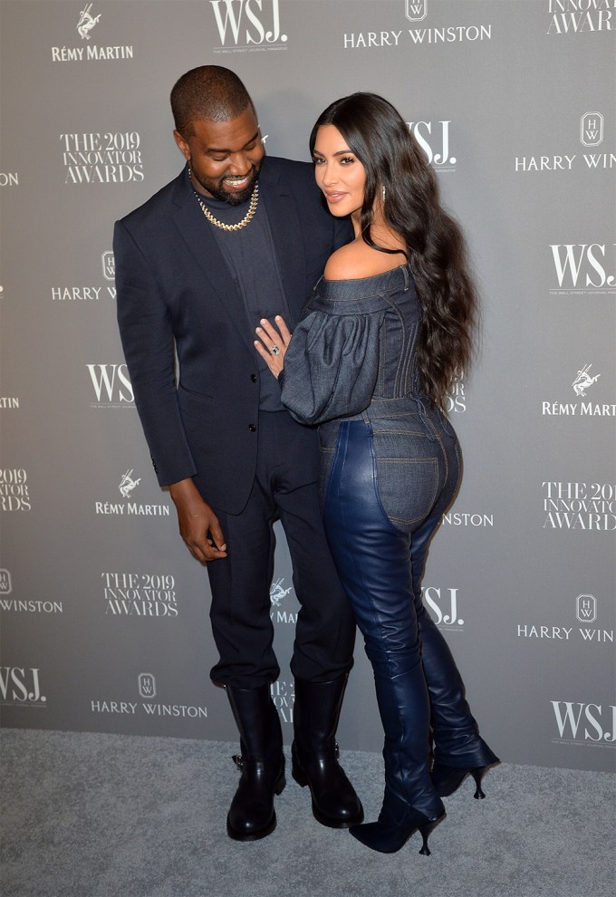 Kim Kardashian & Kanye West get handsy at the 9th Annual WSJ Magazine Innovator Awards