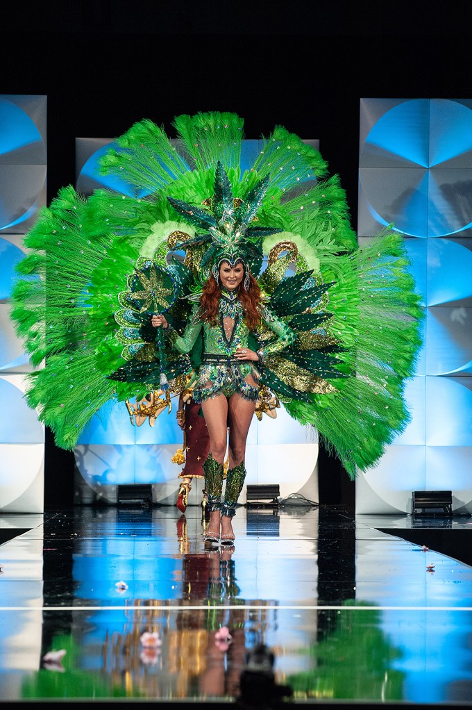 Alyssa Boston, Miss Canada 2019 rocks a cannabis-inspired look