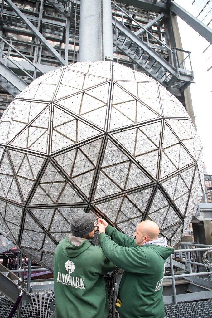Times Square New Years Eve Ball Installation