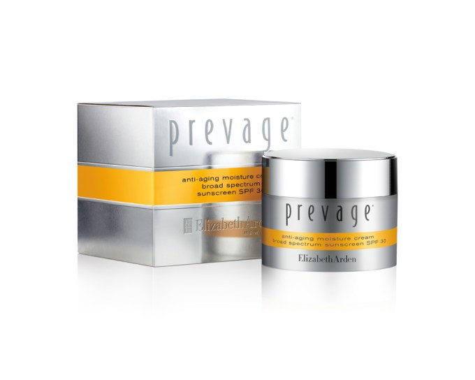 PREVAGE® Anti-aging Moisture Cream Broad Spectrum Sunscreen SPF 30, $132, elizabetharden.com
