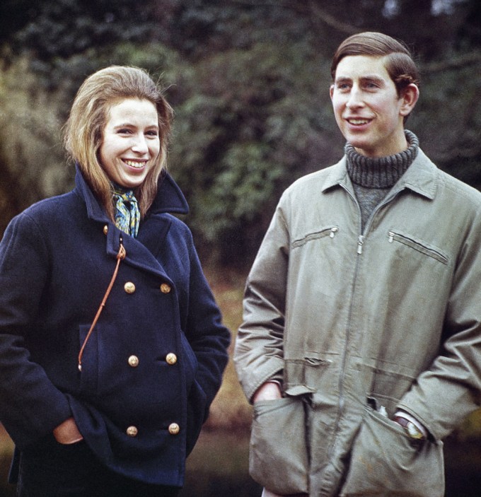 Princess Anne with Prince Charles