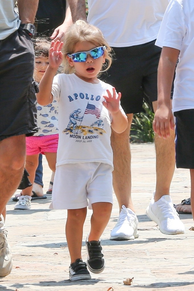 Reign Disick Out In Calabasas
