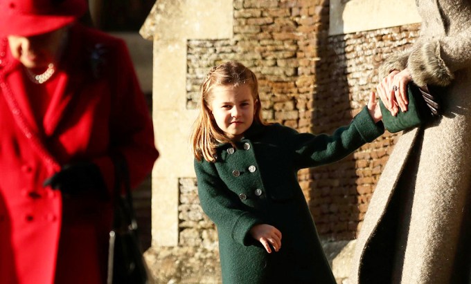 Princess Charlotte Attends Christmas Day Church Services